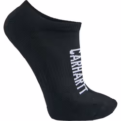 Carhartt Force Midweight Logo Low Cut Chaussettes (3 paires), noir, taille L pour Hommes