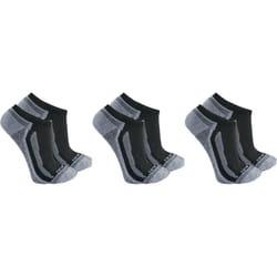 Carhartt Force Midweight Low Cut Chaussettes (3 paires), noir-gris, taille L pour Hommes