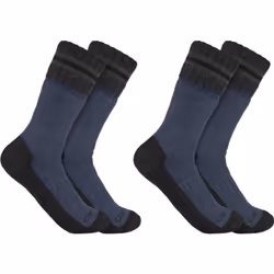 Carhartt Hevyweight Boot Chaussettes (2 paires), bleu, taille XL pour Hommes