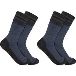 Carhartt Hevyweight Boot Chaussettes (2 paires), bleu, taille XL pour Hommes