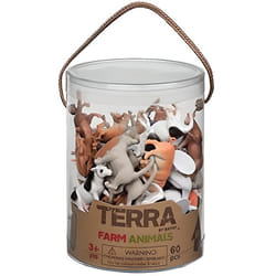 TERRA - 44651 - Figurine - Animaux de La Ferme - en Tube - AN6001Z