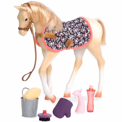 Buki Palomino - Cheval Poulain 30 Cm, 3 an(s), Garçon/Fille, Beige, Multicolore