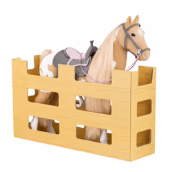 Buki Beige Et Blanc - Cheval 51 Cm