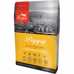 Orijen Puppy, Chiot, Toutes races, Poulet, Poisson, Dinde, 11,4 kg