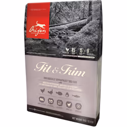 Orijen Fit&amp;Trim, Adulte, Toutes races, Poulet, Poisson, Dinde, 11,4 kg