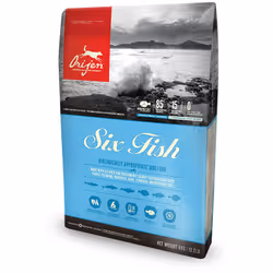 Orijen Six Fish, Adulte, Toutes races, Poisson, 11,4 kg