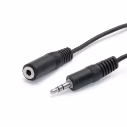 StarTech.com Câble d'extension audio stéréo de 3,5 mm (M/F) - 1,8 m - Noir, 3,5mm, Mâle, 3,5mm, Femelle, 1,8 m, Noir