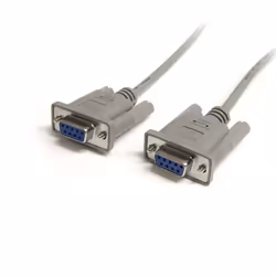 StarTech.com Câble série DB9 en liaison directe de 1,8 m - F/F, Gris, 1,8 m, DB-9, DB-9, Femelle, Femelle