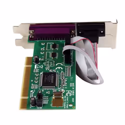 StarTech.com Carte PCI avec 2 Ports RS232 et 1 Port Parallèle - Adaptateur Série - UART 16550