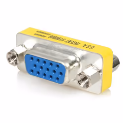 StarTech.com Changeur de genre VGA HD15 slim - Adaptateur VGA vers VGA - F/F, VGA, VGA, Argent