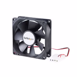 StarTech.com Ventilateur PC à Double Roulement à Billes - Alimentation LP4 - 80 mm, Ventilateur, 8 cm, 3000 tr/min, 27 dB, 37 ...