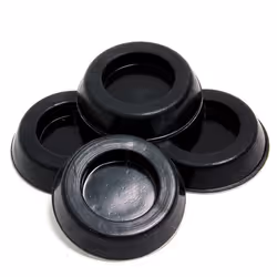 StarTech.com 3 cm de diamètre Pieds en caoutchouc de 3 cm pour PC - Paquet de 4, Pieds, Caoutchouc, Noir, 10,2 cm (4"), 32 mm ...