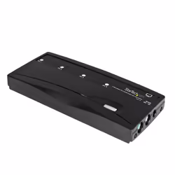 StarTech.com Commutateur KVM 4 Ports VGA PS/2 avec Câbles - Switch KVM - 1920x1440, 1920 x 1440 pixels, Noir