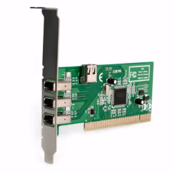 StarTech.com Carte Adaptateur PCI vers 4 Ports FireWire400 1394a 6 Broches, PCI, IEEE 1394/Firewire, Vert, Métallique, CE, UL ...