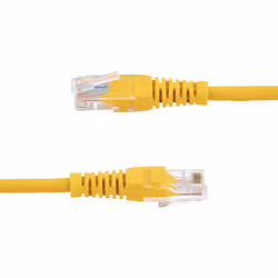 StarTech.com Câble patch moulé - Cat5e RJ45 de 15 m - Support pour PoE - Jaune