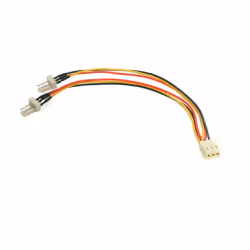 StarTech.com Câble Y d'alimentation pour Ventilateur TX3 - Câble Répartiteur 3 broches pour PC -15cm, 0,152 m, Molex (3-pin), ...