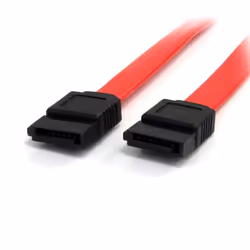 StarTech.com Câble SATA Serial ATA 60 cm, 0,609 m, SATA III, SATA 7-pin, SATA 7-pin, Femelle/Femelle, Rouge
