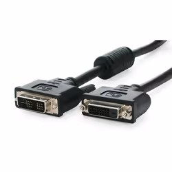 StarTech.com 15ft DVI-D, 4,6 m, DVI-D, DVI-D, Noir, Mâle/Femelle, 27,3 mm