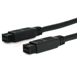 StarTech.com 10 ft 1394b Firewire Cable 9-9 Pin M-M 3,05 m Noir