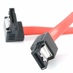 StarTech.com Câble SATA vers SATA à Angle Droit Série ATA à Loquet de 45 cm, 0,457 m, SATA III, SATA 7-pin, SATA 7-pin, Mâle/ ...