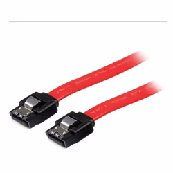 StarTech.com Câble SATA avec verrouillage 45 cm, 0,457 m, SATA III, SATA 7-pin, SATA 7-pin, Mâle/Mâle, Rouge
