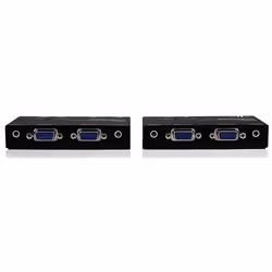 StarTech.com Extendeur vidéo VGA sur Cat5 avec audio - Prolongateur VGA HD15 jusqu'à 150m