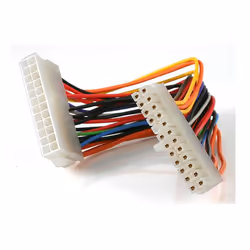 StarTech.com Câble d'extension d'alimentation ATX 2.01 à 24 broches de 20 cm - M/F, 0,203 m, ATX (24-pin), ATX (24-pin), Mâle ...