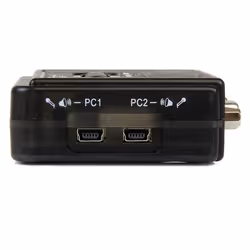 StarTech.com Kit commutateur KVM USB VGA à 2 ports avec audio et câbles - Switch KVM - Noir