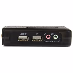 StarTech.com Kit commutateur KVM USB VGA à 2 ports avec audio et câbles - Switch KVM - Noir - Vue supplémentaire 5