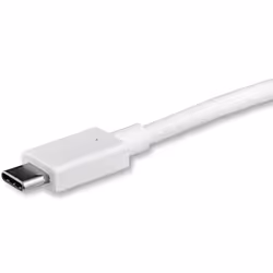 StarTech.com Câble adaptateur USB C vers DisplayPort de 1 m - 4K 60 Hz - Blanc