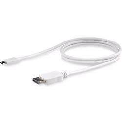 StarTech.com Câble adaptateur USB C vers DisplayPort de 1 m - 4K 60 Hz - Blanc - Vue supplémentaire 4