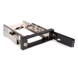 StarTech.com Rack amovible échange à chaud sans tiroir de 5,25 pouces pour disque dur SATA de 3,5 pouces - Vue supplémentaire 4