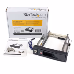 StarTech.com Rack amovible échange à chaud sans tiroir de 5,25 pouces pour disque dur SATA de 3,5 pouces - Vue supplémentaire 6