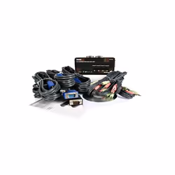 StarTech.com Kit commutateur noir KVM USB 4 ports avec audio et câbles - Vue supplémentaire 6