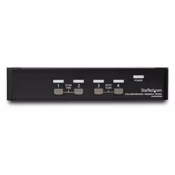 StarTech.com Switch KVM DisplayPort à 4 Ports - 4K60Hz - Écran Unique - Switch KVM USB UHD DP 1.2 à 2 Ports avec Hub USB 3.0 Intégré et Audio - Dell HP Apple Lenovo - Conforme TAA