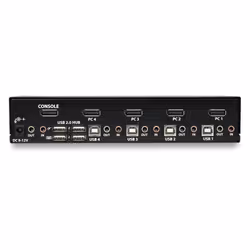 StarTech.com Switch KVM DisplayPort à 4 Ports - 4K60Hz - Écran Unique - Switch KVM USB UHD DP 1.2 à 2 Ports avec Hub USB 3.0 Intégré et Audio - Dell HP Apple Lenovo - Conforme TAA - Vue supplémentaire 4