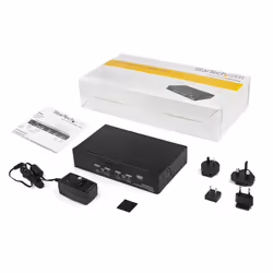 StarTech.com Switch KVM DisplayPort à 4 Ports - 4K60Hz - Écran Unique - Switch KVM USB UHD DP 1.2 à 2 Ports avec Hub USB 3.0 Intégré et Audio - Dell HP Apple Lenovo - Conforme TAA - Vue supplémentaire 5