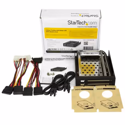 StarTech.com Rack Amovible 3.5" sans Tiroir pour 2 Disques Durs 2.5" - Face Arrière 3.5 pouces - Vue supplémentaire 7