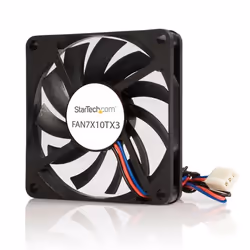 StarTech.com Ventilateur PC à Double Roulement à Billes - Alimentation TX3 - 70 mm, Ventilateur, 7 cm, 3500 tr/min, 33 dB, 21 ...