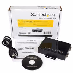 StarTech.com Adaptateur professionnel USB vers 2 ports série - Alimentation secteur - Vue supplémentaire 4