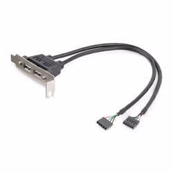 StarTech.com Equerre USB 2 ports - Adaptateur Slot USB - Faible Encombrement (LP) - Vue supplémentaire 4