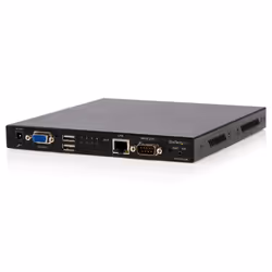 StarTech.com Switch KVM USB VGA sur IP à 4 ports avec médias virtuels - Commutateur KVM à distance, 1920 x 1440 pixels, Ether ...