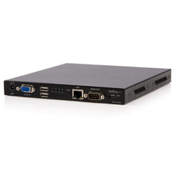 StarTech.com Switch KVM USB VGA sur IP à 4 ports avec médias virtuels - Commutateur KVM à distance