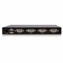 StarTech.com Switch KVM USB VGA sur IP à 4 ports avec médias virtuels - Commutateur KVM à distance