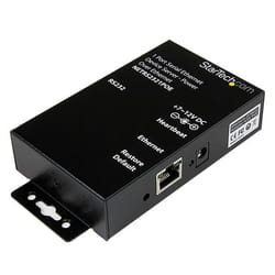 StarTech.com Serveur de périphériques série à 1 port RS232 vers IP Ethernet avec Power over Ethernet (PoE)