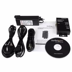 StarTech.com Serveur de périphériques série à 1 port RS232 vers IP Ethernet avec Power over Ethernet (PoE) - Vue supplémentaire 5