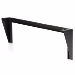 StarTech.com Support Mural en Acier pour Rack 1U - Acier - 48 cm, Noir, 56,7 kg, 1U, CE, UL, 48,3 cm (19"), 504 mm