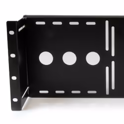 StarTech.com Support de fixation d'écran LCD VESA universel pour rack ou armoire 48 cm, Équerre de fixation, Noir, Acier, 4U, ...