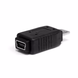 StarTech.com Adaptateur Micro USB vers Mini USB 2.0 - Mini USB Femelle - Micro USB Mâle, Micro-USB B, Mini-USB B, Noir