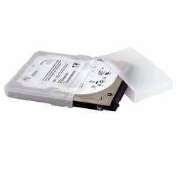 StarTech.com Etui de Protection en Silicone pour Disque Dur 2.5" - Avec Accès aux Connecteurs, Housse, Silicone, Transparent, ...